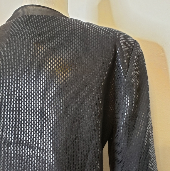 $686 AUTHENTIC RARE St. John Couture Shimmer Sequin Crop Blazer Evening Luxury - Picture 7 of 15